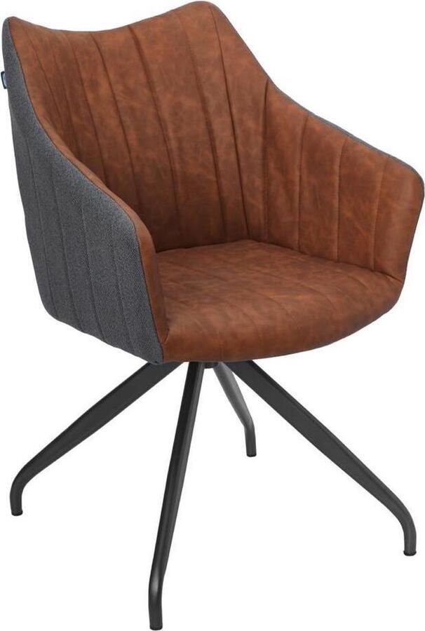 Feel Furniture Eetkamerstoel Bradley Bruin