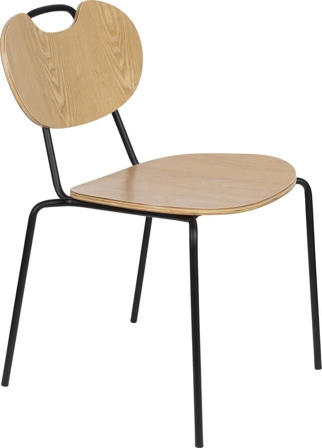 Housecraft Living Housecraft Aspen Eetkamerstoelen Hout Naturel Set van 2
