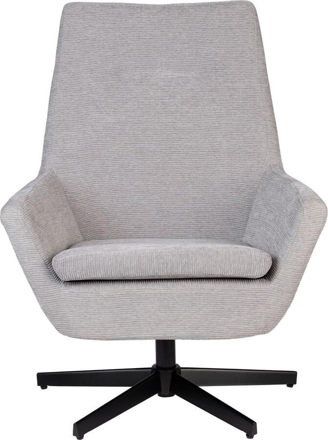 Housecraft Living Housecraft Bruno Fauteuil Rib Lichtgrijs - Foto 2