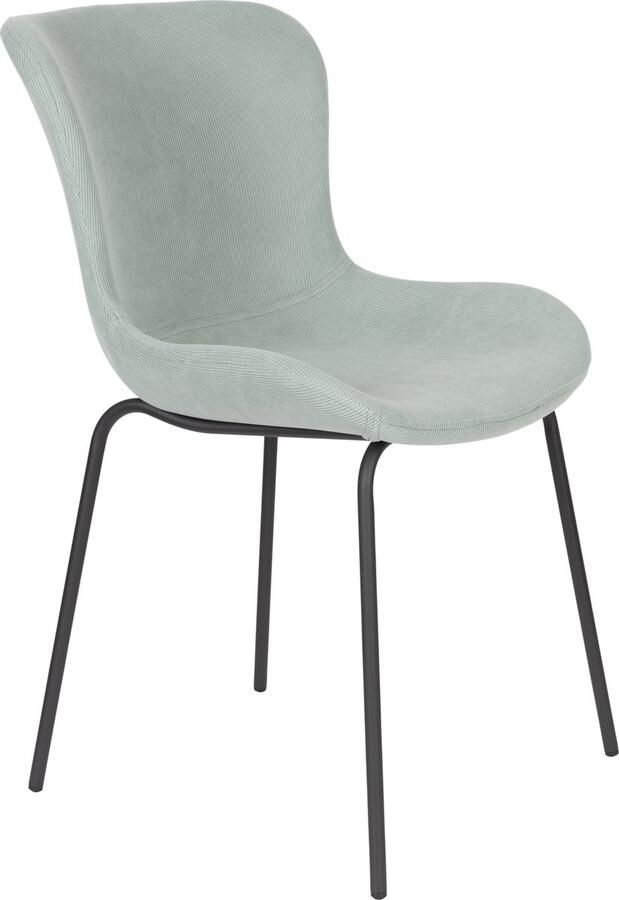 Housecraft Living Housecraft Junzo Rib Eetkamerstoelen Lichtgroen Set van 2 - Foto 2