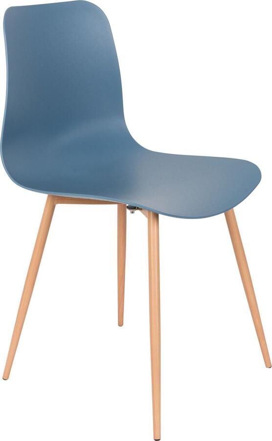 Housecraft Living Housecraft Leon Eetkamerstoelen Blauw Set van 2
