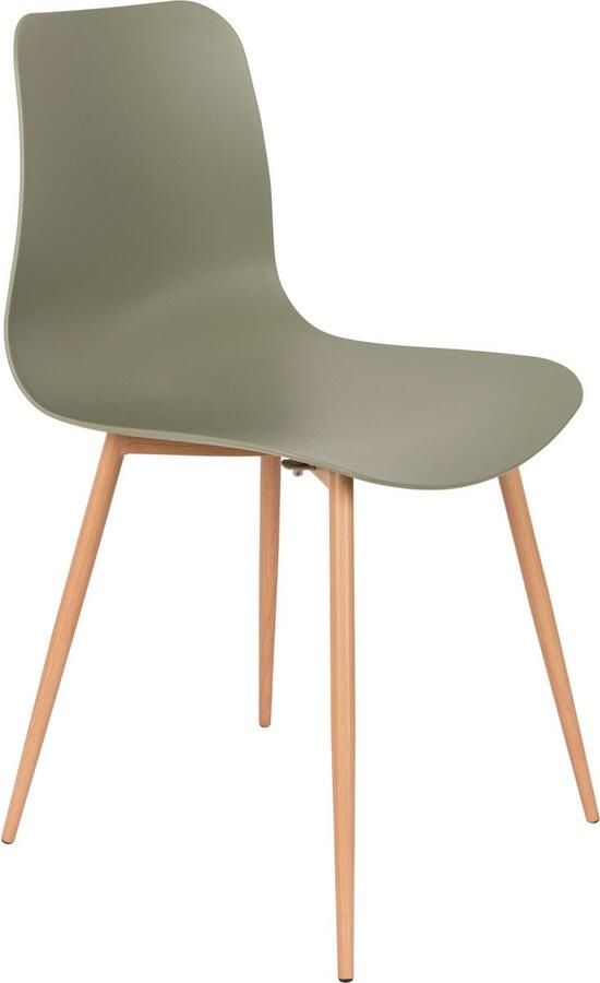 Housecraft living Feliz Lifestyle Leon Eetkamerstoelen Groen Set van 2 - Foto 2