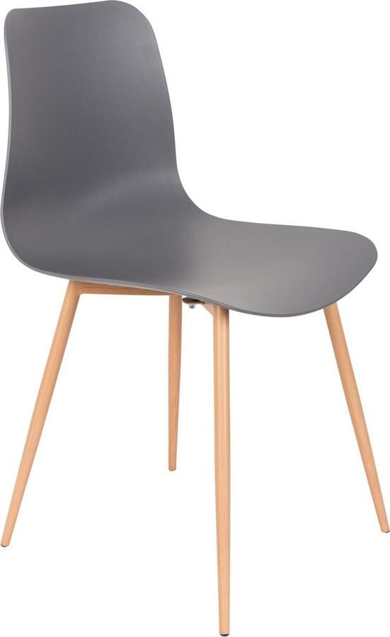 Housecraft Living Housecraft Leon Eetkamerstoelen Grijs Set van 2