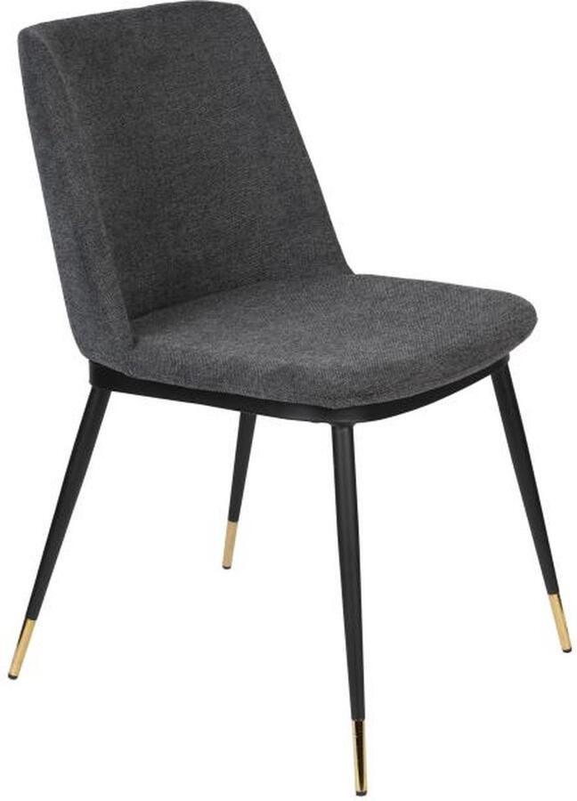 Giga Meubel Gm Eetkamerstoel Donkergrijs Zithoogte 46cm Stoel Lionel