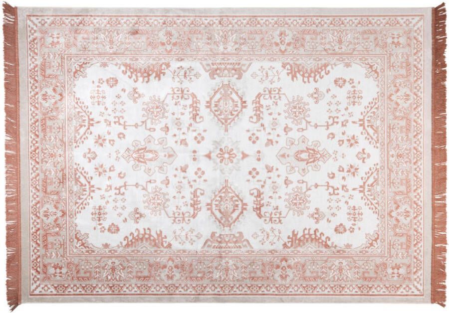 Feliz Lifestyle Reza Vloerkleed 160x230 cm Vintage Perzisch Oosters Motief Roze Grijs - Foto 2