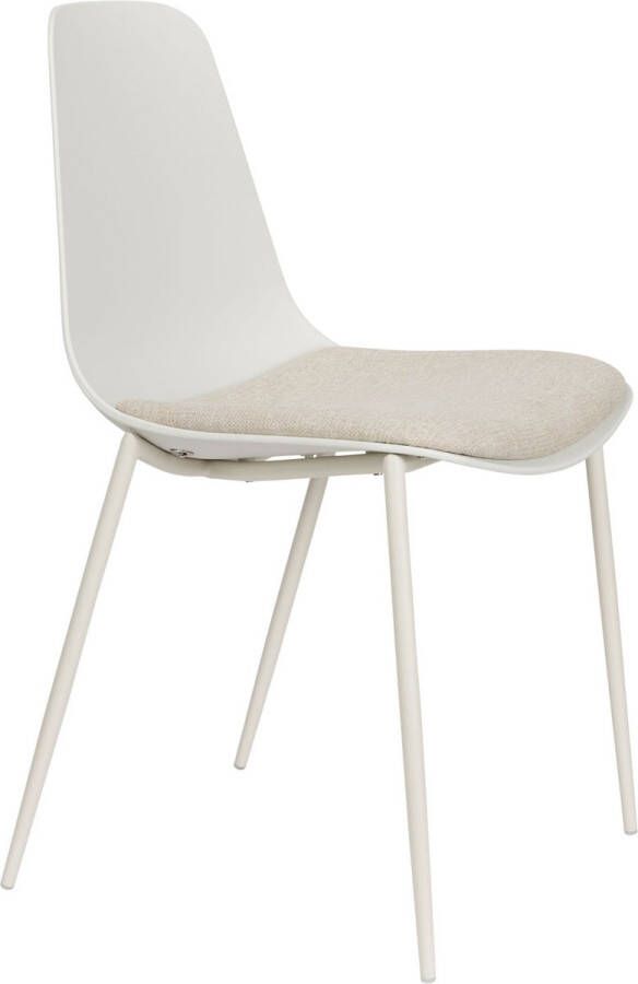 Housecraft living Feliz Lifestyle Jeffrey Eetkamerstoelen Wit Set van 4 - Foto 2