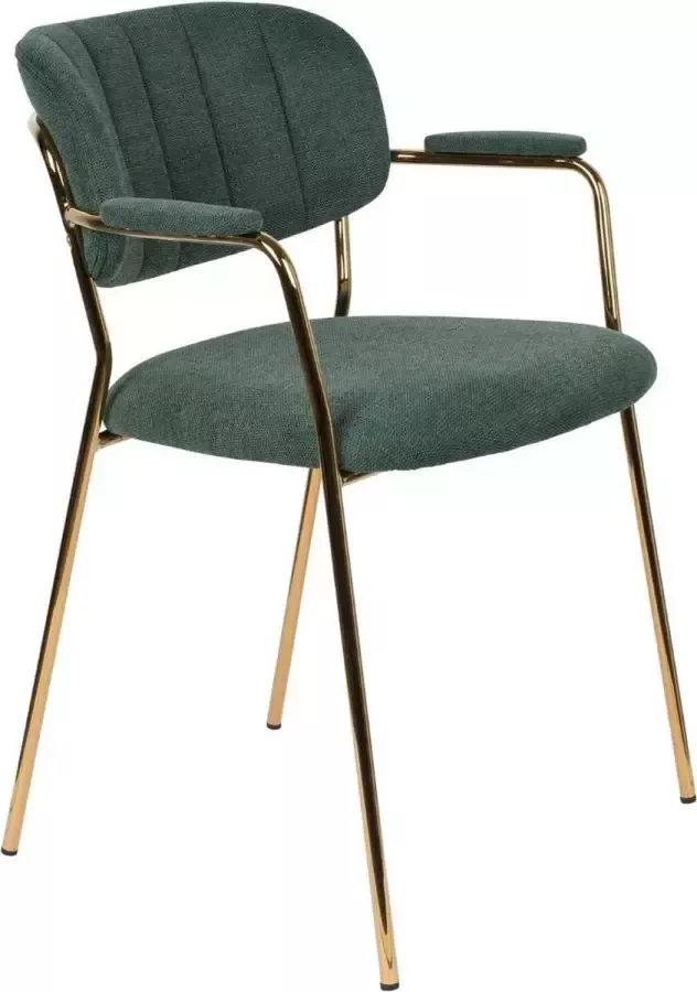 Feliz Lifestyle Jolien Armstoel Donkergroen Set van 2