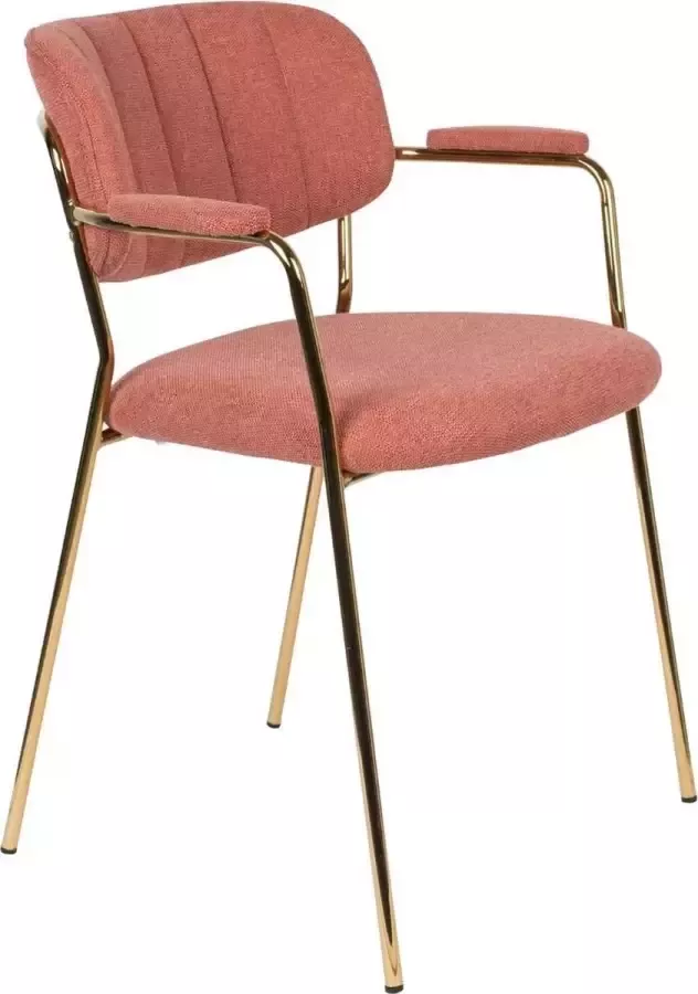 Feliz Lifestyle Jolien Armstoel Roze Set van 2