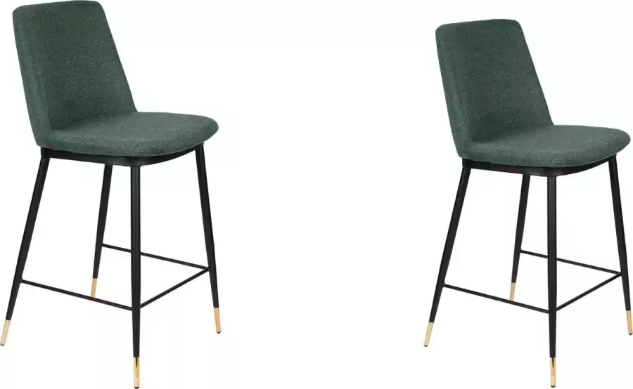 Housecraft Living Housecraft Lionel Kruk Dondergroen Set van 2 - Foto 2