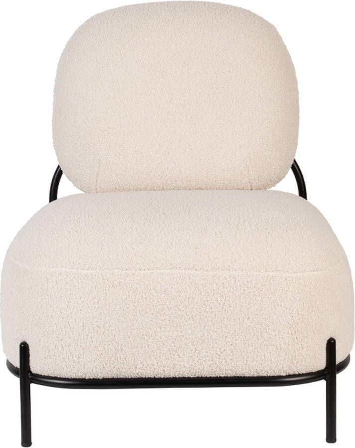 AnLi Style Lounge Chair Polly Teddy Ivory - Foto 1