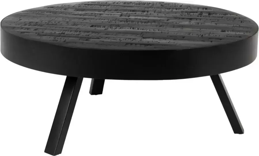 Housecraft Living Housecraft Suri Salontafel Rond Hout Teak 70 cm Zwart - Foto 2