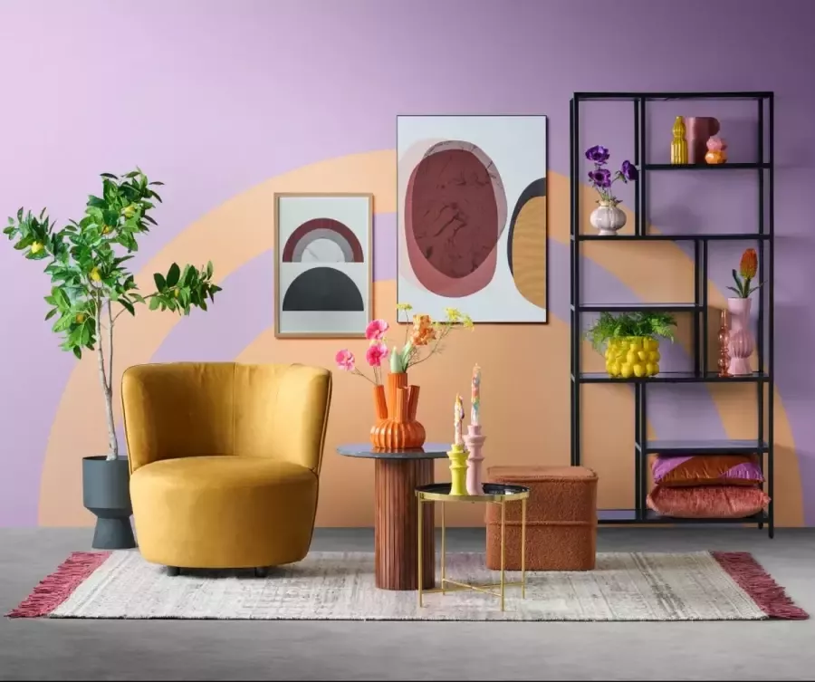 Feliz Lifestyle Woonexpress Vloerkleed 200x300 Lof Paars Wol Paars 0x200x300cm (HxBxD)