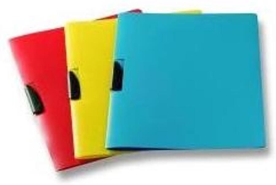 Fellowes Clipper Assort stofklepmap Geel