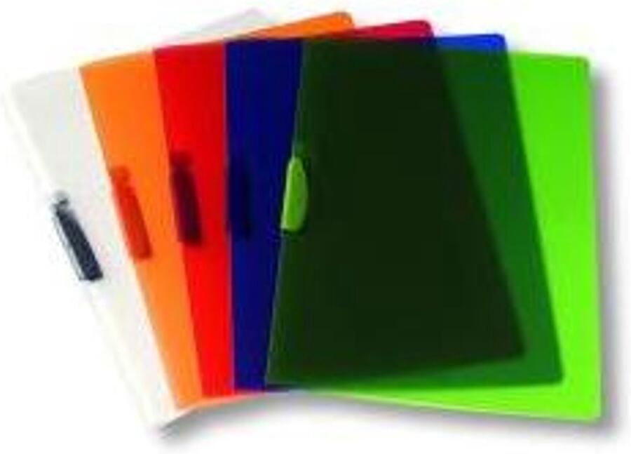 Fellowes Clipper Assort stofklepmap Polypropyleen (PP) Rood Transparant