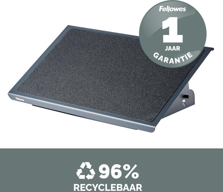 Fellowes Pro Series Voetensteun Metaal Ergonomisch In hoogte verstelbaar