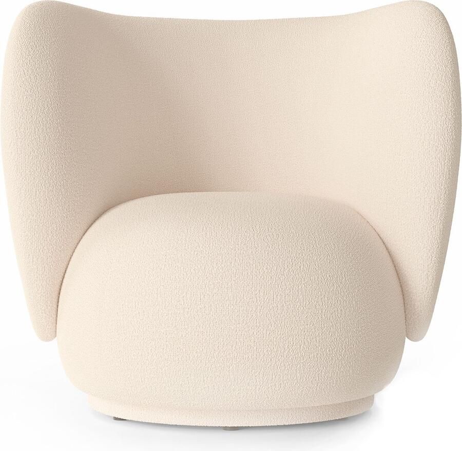 Ferm Living Fauteuil Broken Wol Boucle Rico Lounge Chair