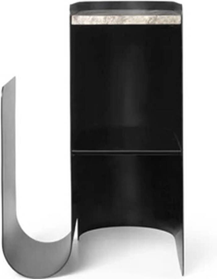 Ferm Living Vault bijzettafel 40.2x33.4cm H50cm zwart - Foto 1