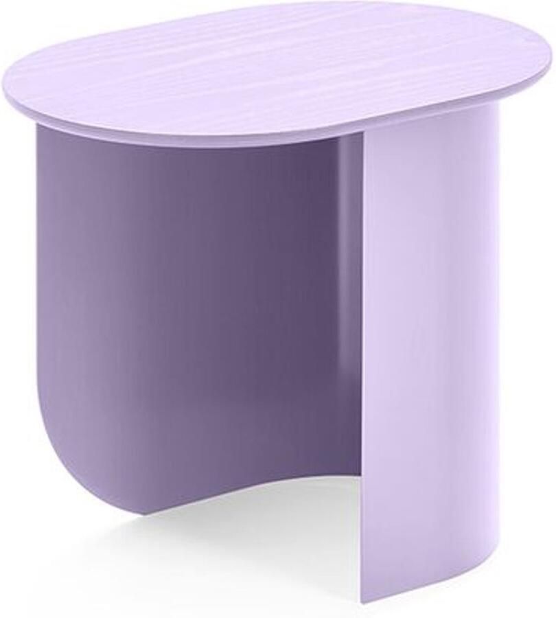 FÉST ovale houten bijzettafel Plateau lila