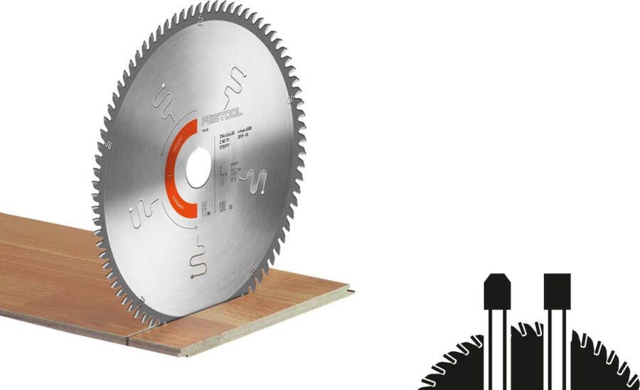 Festool Cirkelzaagblad voor Laminaat Laminate HPL Ø 254mm Asgat 30mm 80T 575977