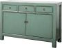 Fine Asianliving Antieke Chinese Dressoir Mint High Gloss B128xD40xH91cm Chinese Meubels Oosterse Kast - Thumbnail 2