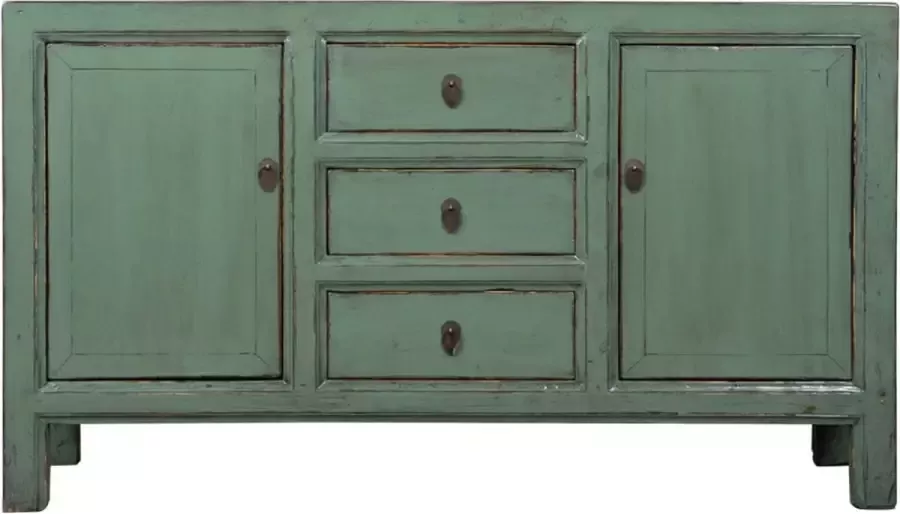 Fine Asianliving Antieke Chinese Dressoir Mint High Gloss B156xD40xH90cm Chinese Meubels Oosterse Kast