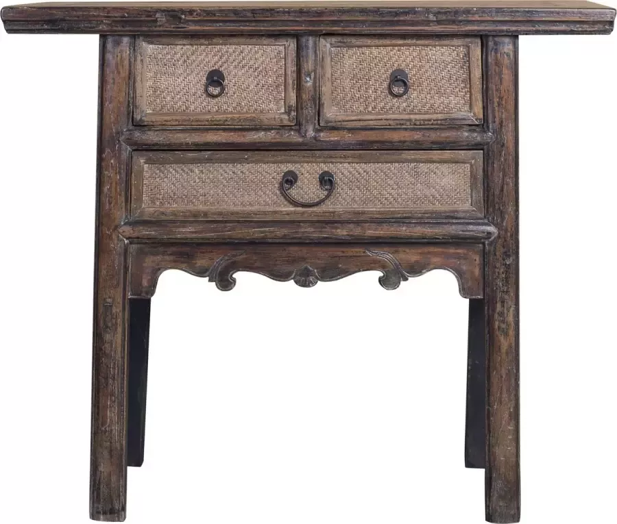 Fine Asianliving Antieke Chinese Sidetable Bamboe B100xD45xH86cm Chinese Meubels Oosterse Kast