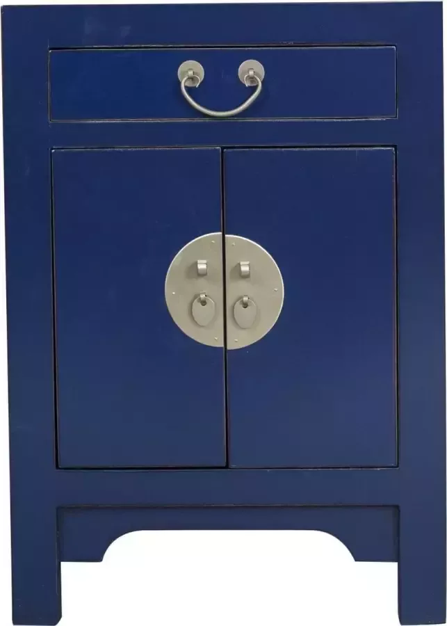 Fine Asianliving Chinees Nachtkastje Midnight Blue Orientique Collection B42xD35xH60cm Chinese Meubels Oosterse Kast - Foto 1