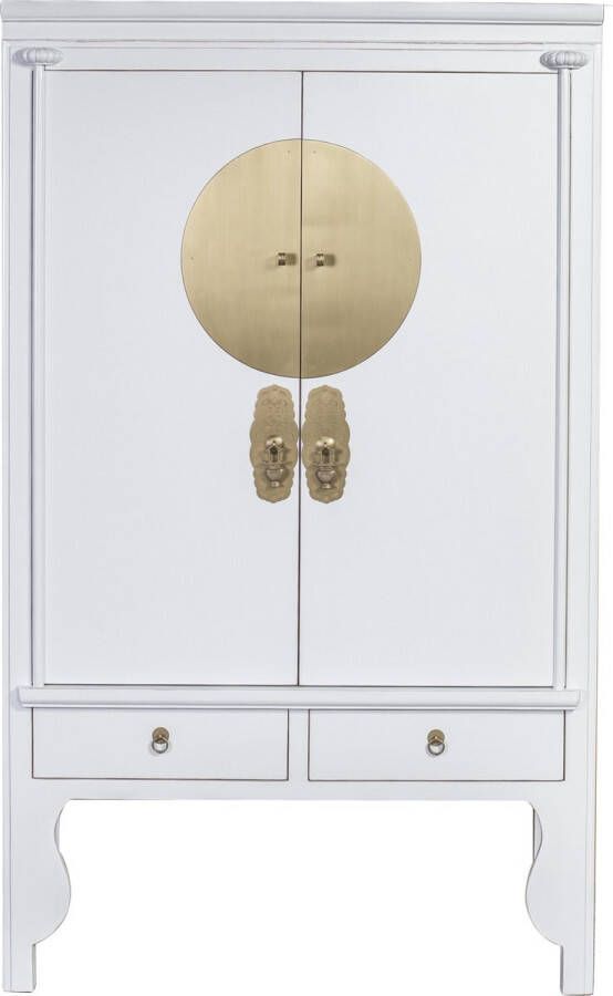 Fine Asianliving Chinese Bruidskast Wit Sneeuwwit Orientique Collection B100xD55xH175cm Chinese Meubels Oosterse Kast - Foto 2