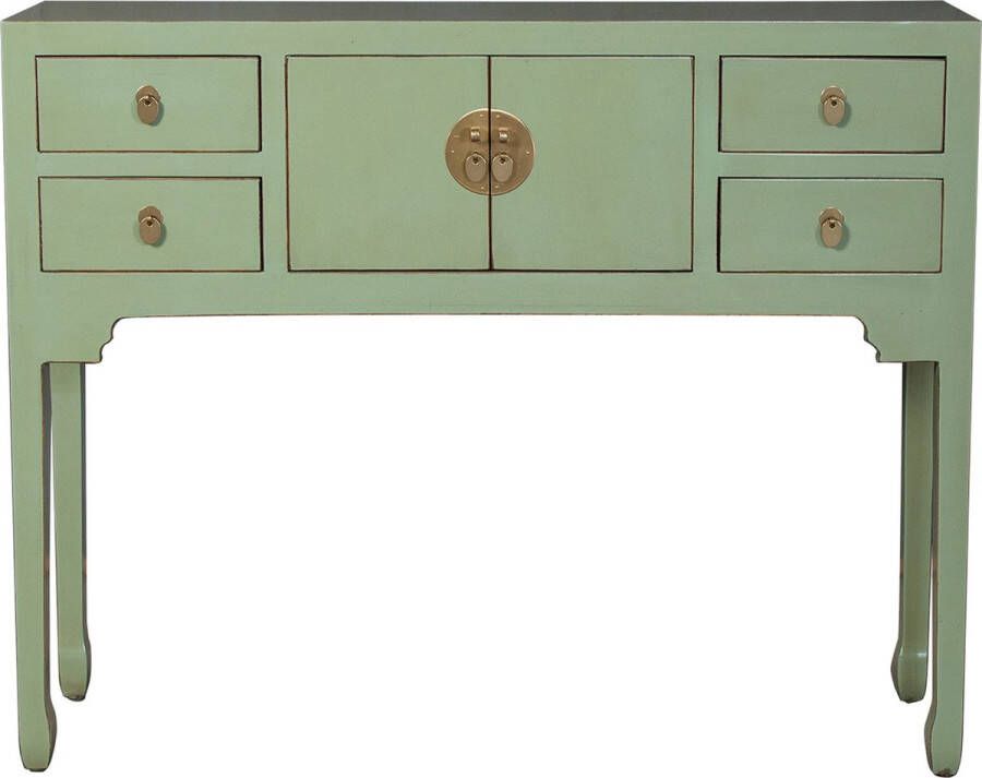 Fine Asianliving Chinese Sidetable Ash Groen Orientique Collection B100xD26xH80cm Chinese Meubels Oosterse Kast - Foto 1