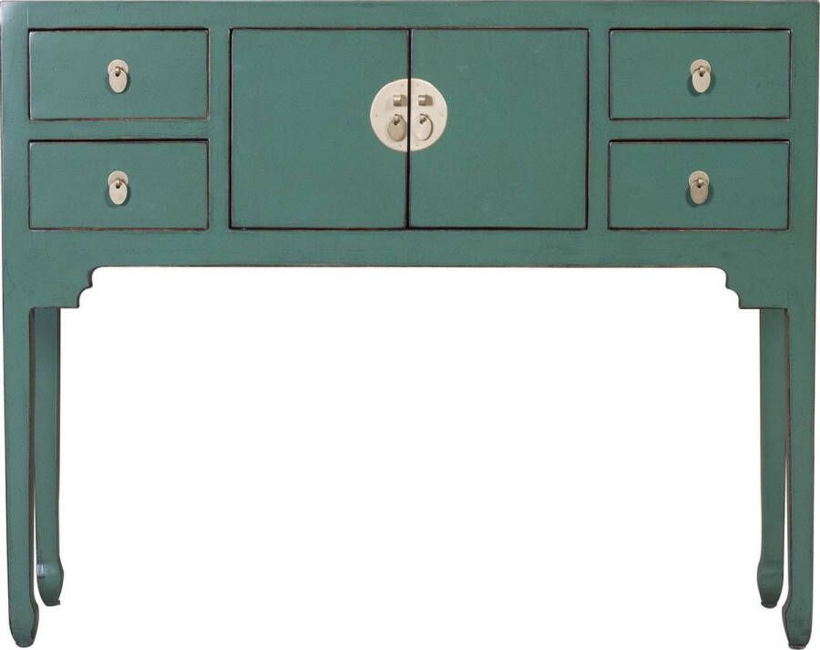 Fine Asianliving Chinese Sidetable Pine Green Orientique Collectie B100xD26xH80cm Chinese Meubels Oosterse Kast - Foto 1