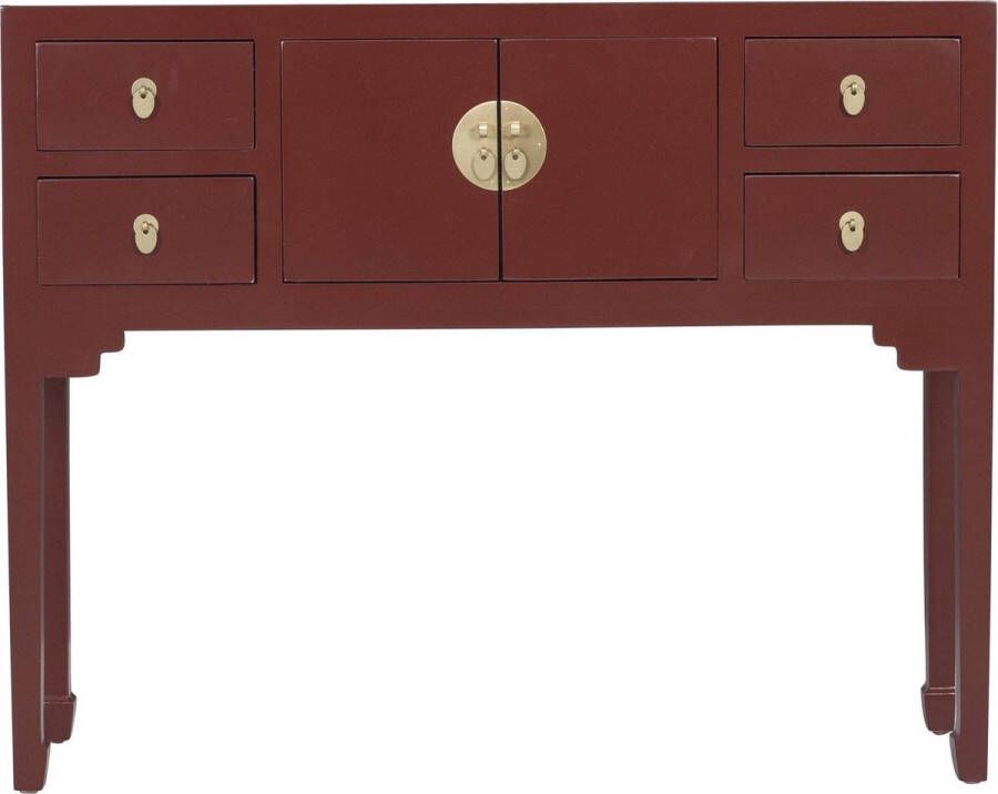 Fine Asianliving Chinese Sidetable Scarlet Rouge Orientique Collection L100xW26xH80cm Chinese Meubels Oosterse Kast