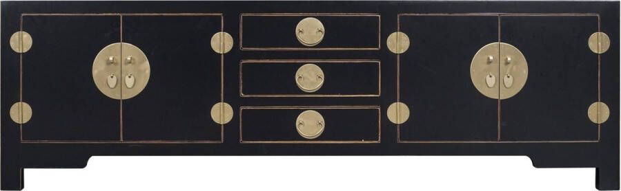 Fine Asianliving Chinese TV Kast Onyx Zwart Orientique Collection B175xD47xH54cm Chinese Meubels Oosterse Kast