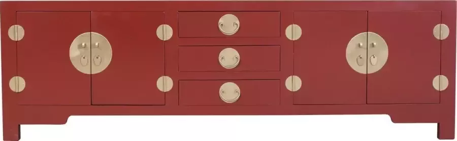 Fine Asianliving Chinese TV Kast Ruby Rood Orientique Collectie B175xD47xH54cm Chinese Meubels Oosterse Kast - Foto 1