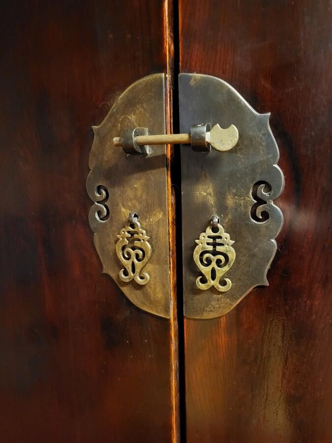 Fine Asianliving Antieke Chinese Bruidskast Bruin B97xD48xH164cm Chinese Meubels Oosterse Kast