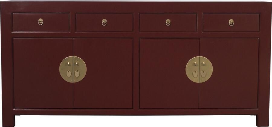Fine Asianliving Chinees Dressoir Scarlet Rood B180xD40xH85cm Chinese Meubels Oosterse Kast
