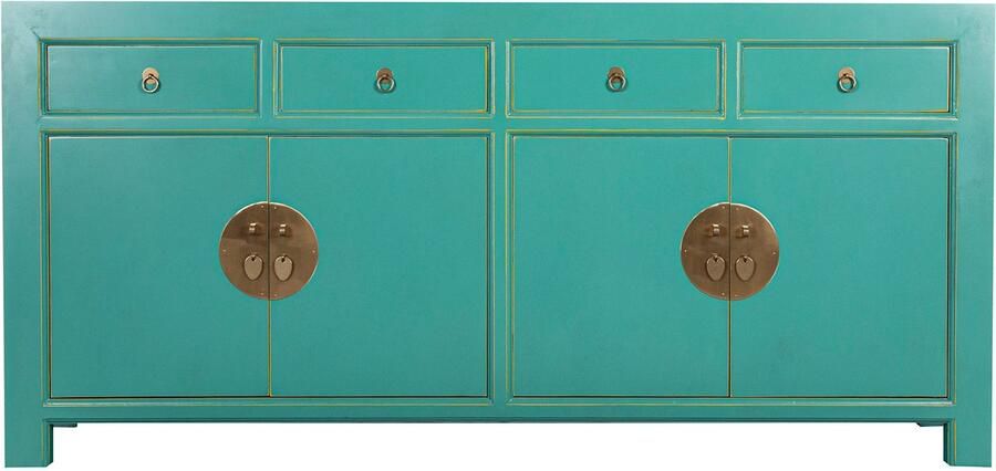 Fine Asianliving Chinese Dressoir Blue Lagoon Orientique Collection B180xD40xH85cm Chinese Meubels Oosterse Kast