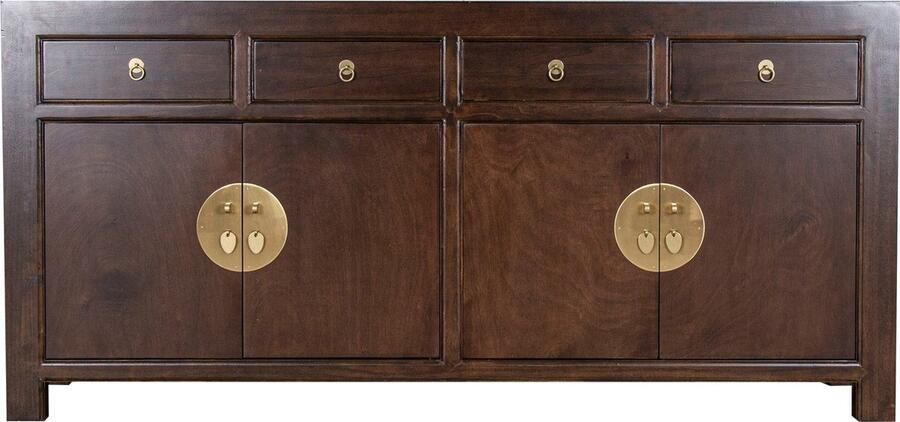 Fine Asianliving Chinese Dressoir Bruin Earthy Brown Orientique Collection B180xD40xH85cm Chinese Meubels Oosterse Kast