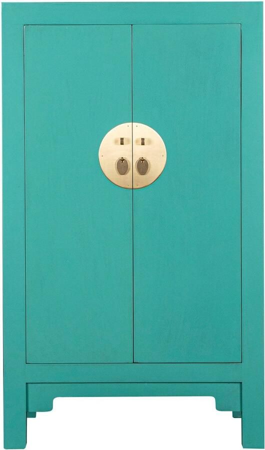 Fine Asianliving Chinese Kast Blue Lagoon Orientique Collection B70xD40xH120cm Chinese Meubels Oosterse Kast