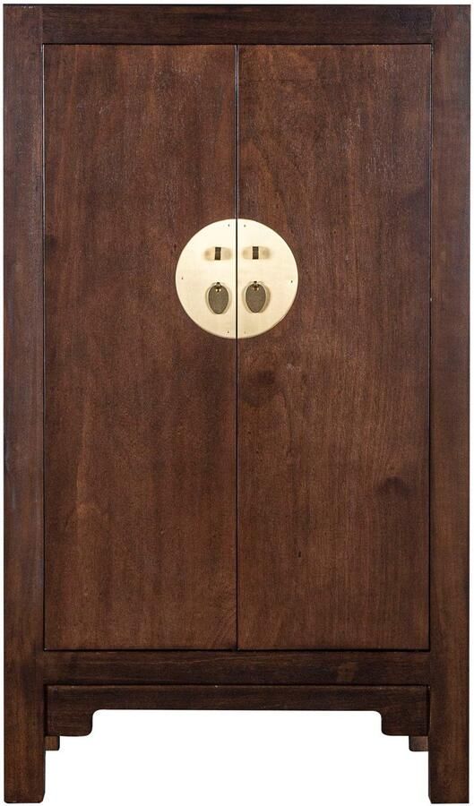 Fine Asianliving Chinese Kast Earthy Bruin Orientique Collection B70xD40xH120cm Chinese Meubels Oosterse Kast