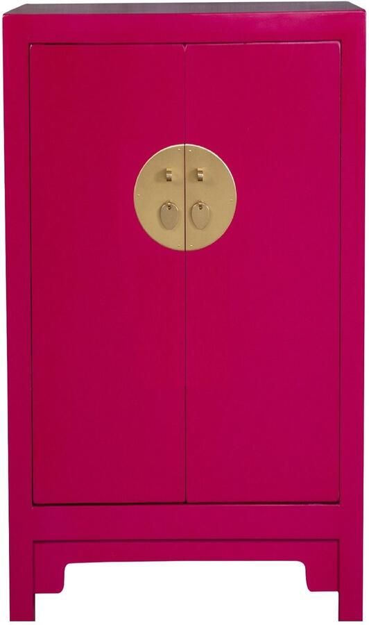 Fine Asianliving Chinese Kast Fuchsia Royale Orientique Collectie B70xD40xH120cm Chinese Meubels Oosterse Kast
