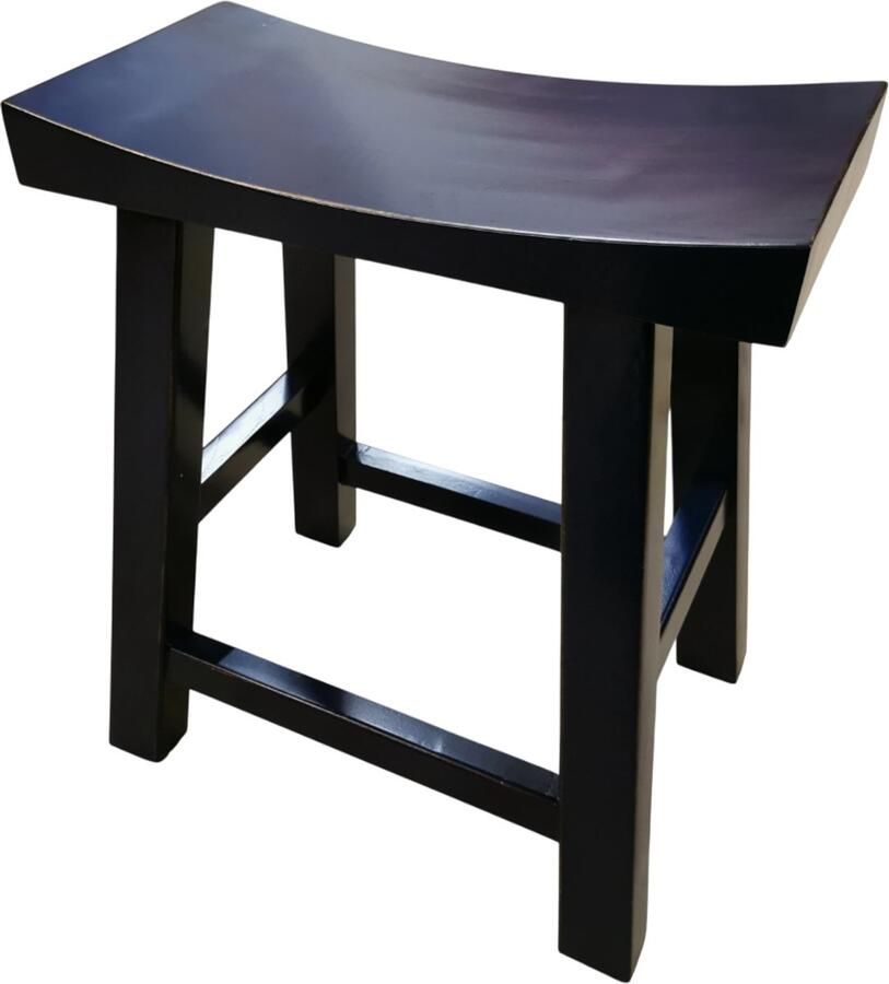 Fine Asianliving Chinese Kruk Midnight Blauw B43xD23xH50cm Chinese Meubels Oosterse Kast