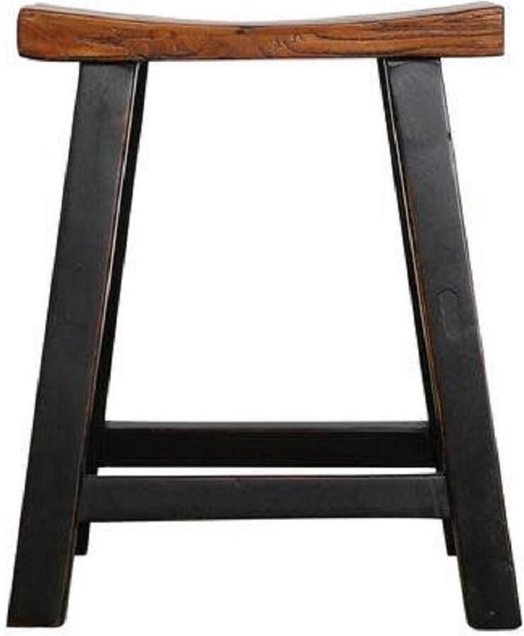 Fine Asianliving Chinese Kruk Stoel Zwart