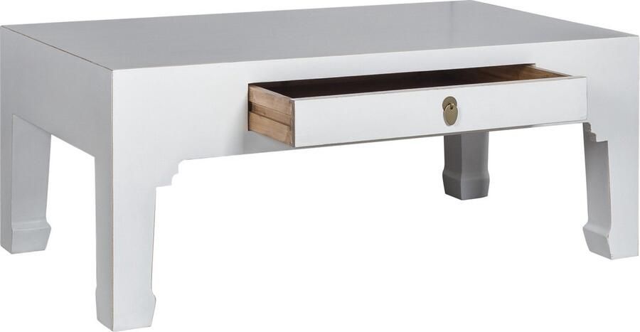 Fine Asianliving Chinese Salontafel Sneeuw Wit Orientique Collectie B110xD60xH45cm Chinese Meubels Oosterse Kast