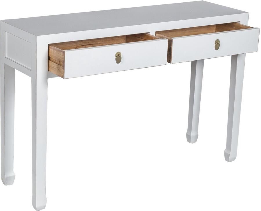 Fine Asianliving Chinese Sidetable Sneeuwwit Orientique Collectie B120xD35xH80cm Chinese Meubels Oosterse Kast