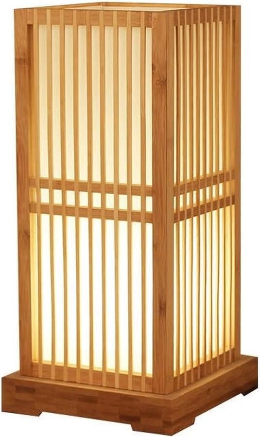 Fine Asianliving Japanse Tafellamp Shoji Natural Tokyo B20xD20xH41.5cm