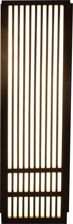 Fine Asianliving Japanse Wandlamp Shoji Zwart Kazuno B8xD15xH50cm