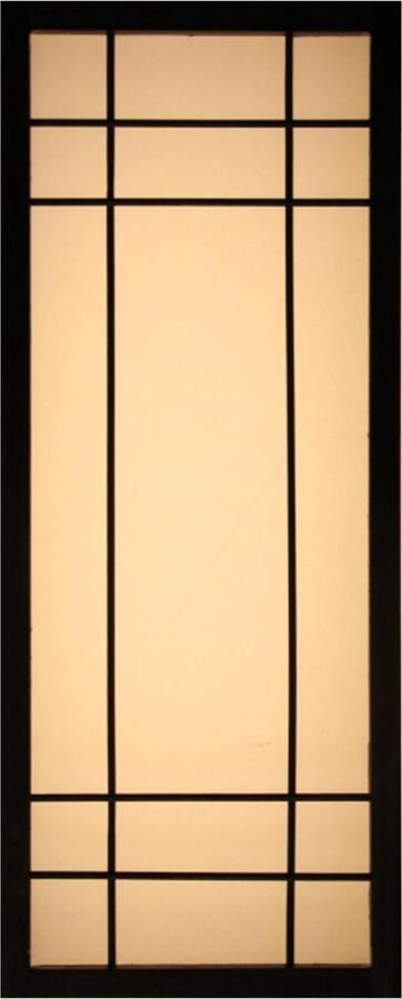 Fine Asianliving Japanse Wandlamp Shoji Zwart Noshiro B12xD20xH50cm