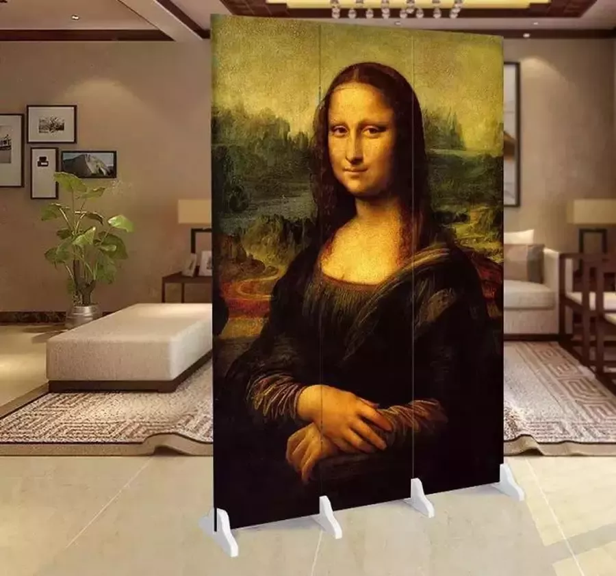 Fine Asianliving Kamerscherm Scheidingswand B120xH180cm 3 Panelen Mona Lisa - Foto 1