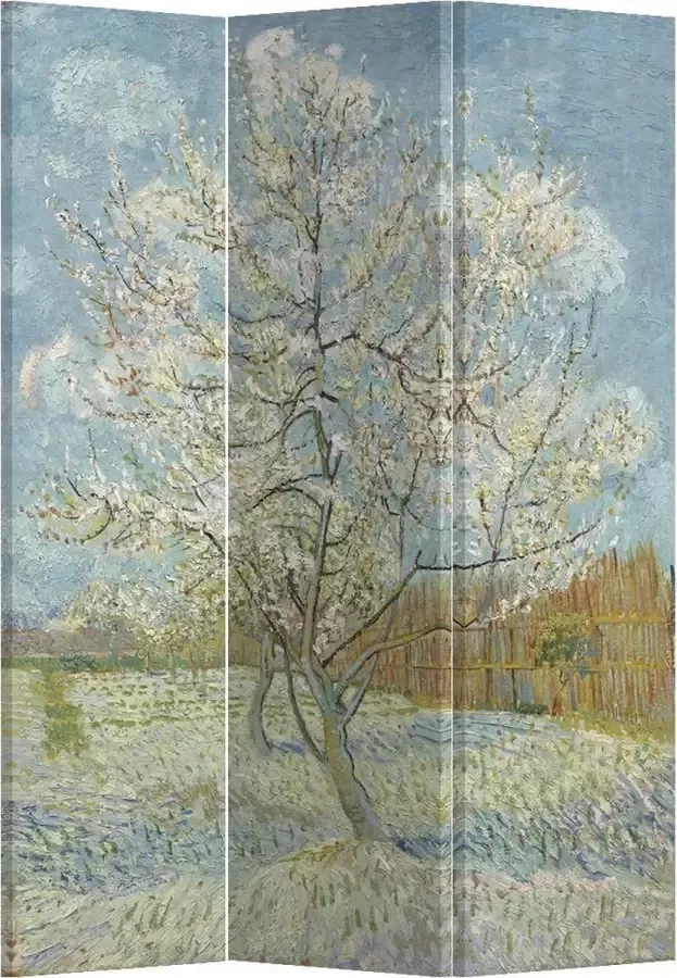 Fine Asianliving Kamerscherm Scheidingswand B120xH180cm 3 Panelen Pink Peach Tree Van Gogh - Foto 1