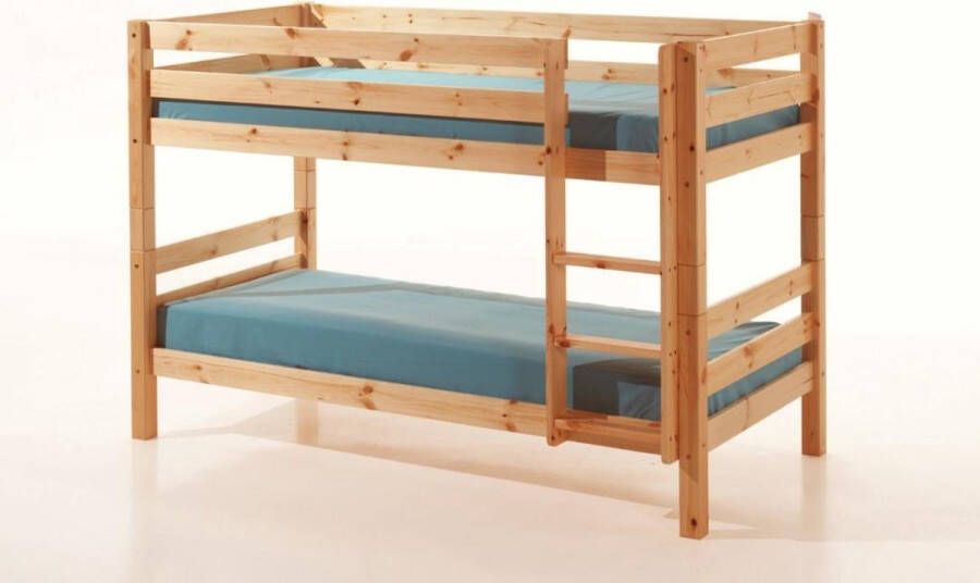 Fineliving Stapelbed Marfill in massief grenen: loogkleur